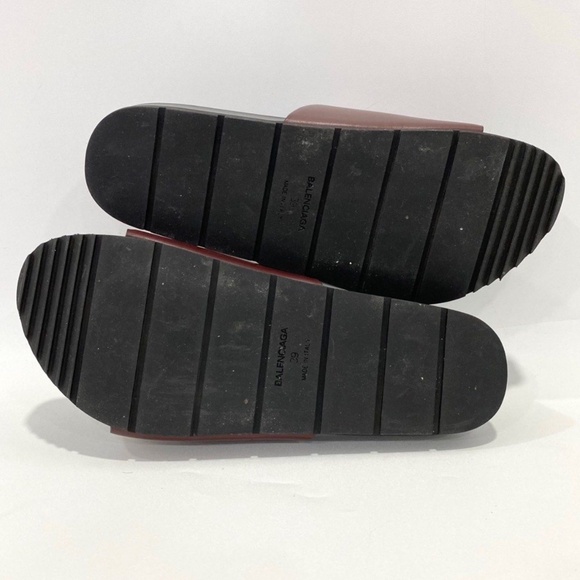 Balenciaga Puffer Slides Burgundy EU 39 - Picture 6 of 9